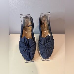 Dr. Scholl’s Boundless Denim Espadrille Flats 6.5